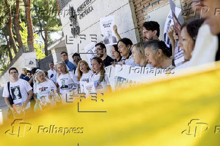 Concentración contra el gobierno de Nicolás Maduro en Madrid