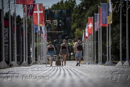 Sziget Festival on Shipyard Island in Budapest
