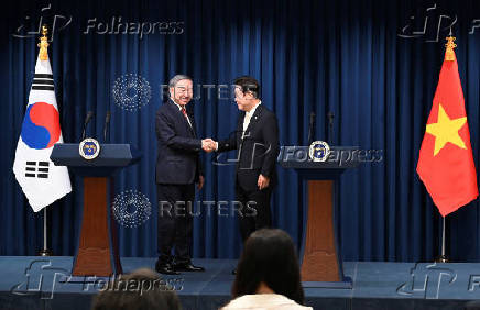 South Korean President Lee Jae Myung meets General Secretary of the Communist Party of Vietnam To Lam in Seoul
