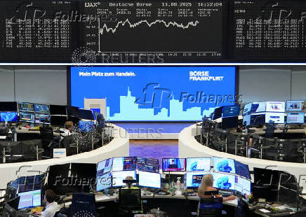 German share price index DAX graph is pictured at the stock exchange in Frankfurt