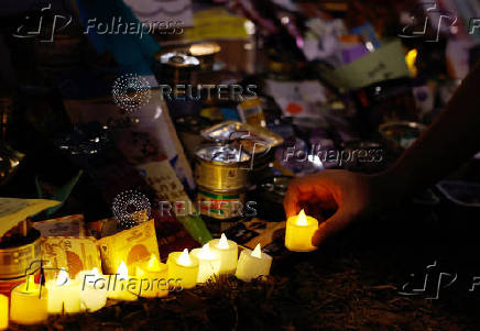 Aftermath of a deadly fire at the Wang Fuk Court housing complex in Hong Kong