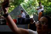Ecuador's President and presidential candidate Daniel Noboa campaigns ahead of run-off, in Guayaquil