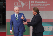 Heads of state attend the Community of Latin American and Caribbean States (CELAC) summit, in Tegucigalpa