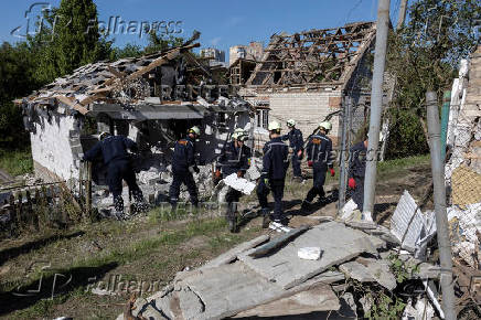 Aftermath of a Russian attack in Zaporizhzhia