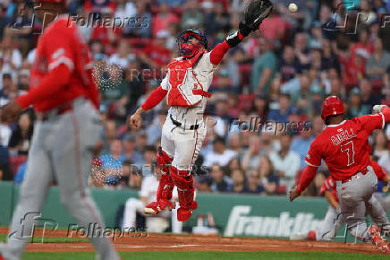 MLB: Los Angeles Angels at Boston Red Sox