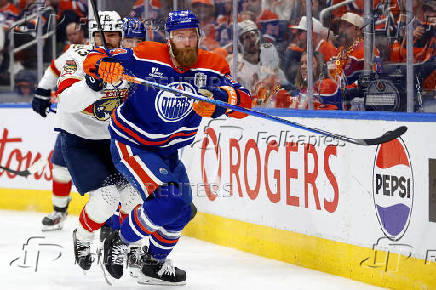 NHL: Stanley Cup Final-Florida Panthers at Edmonton Oilers