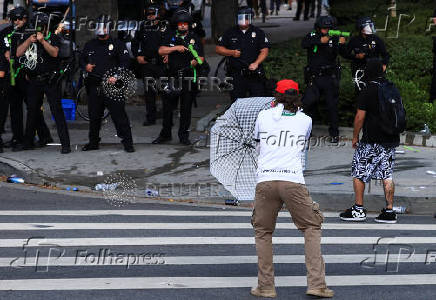 Protests against immigration sweeps continue, in Los Angeles