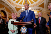 U.S. Senate Republicans' press conference after weekly policy luncheon in Washington