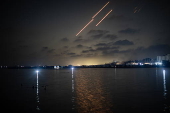 Iranian missiles pass throughGaza Strip airspace