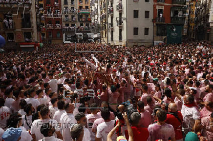 Todo listo para el comienzo de los Sanfermines