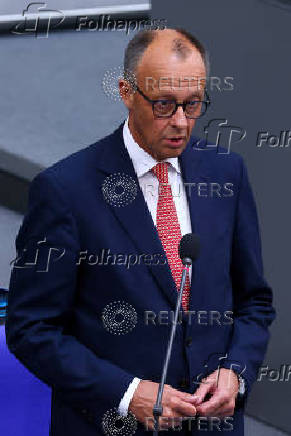 German lower house of parliament Bundestag budget session, in Berlin