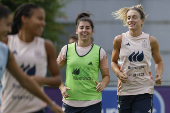 Entrenamiento selección española femenina de fútbol