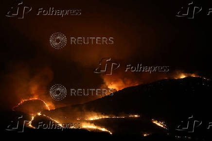 Wildfire in Albania
