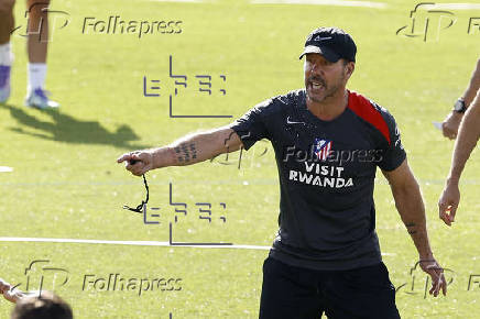 Entrenamiento del Atlético de Madrid