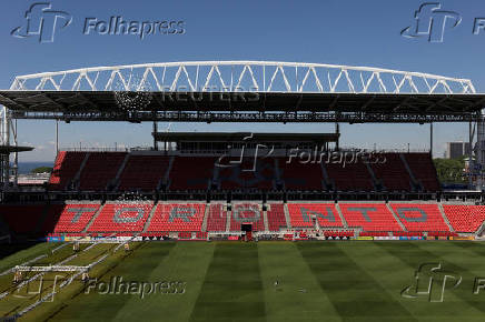 FILE PHOTO: General view of BMO Field stadium in Toronto