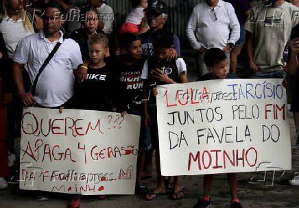 Desapropriação favela do Moinho causa protesto dos moradores