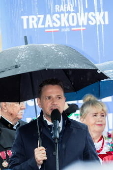 Polish presidential candidate Rafal Trzaskowski campaigns in Zgorzelec