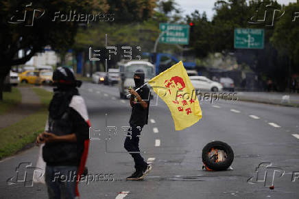 Protestas sindicales en Panamá