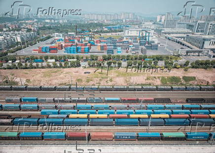 New International Land-Sea Trade Corridor Dry Port, in Chongqing