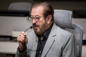 Rueda de prensa del candidato opositor venezolano Julio César Pineda