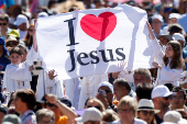 Pope Leo XIV holds the general audience in St. Peter's Square at the Vatican