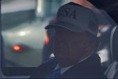 U.S. President Donald Trump departs for New Jersey