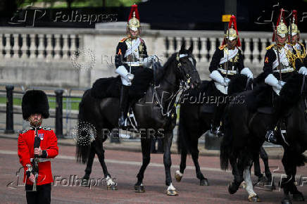 Colonel's review rehearsal for Trooping the Colour, in London