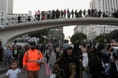 Protests against federal immigration sweeps continue, in Los Angeles
