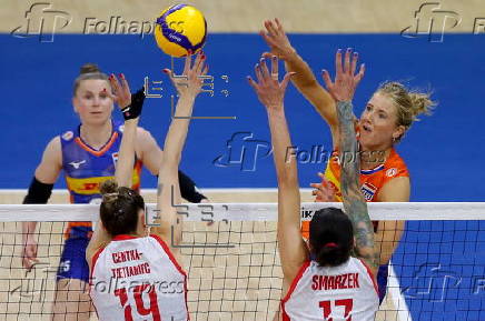 FIVB Volleyball Women's Nations League - Netherlands vs Poland
