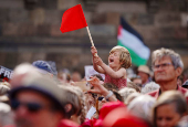 Demonstration in support for Palestinians in Gaza, in Copenhagen