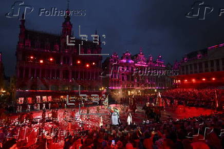 Procession of Ommegang in Brussels