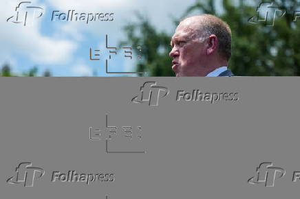 ICE Director Homan speaks to reporters outside White House