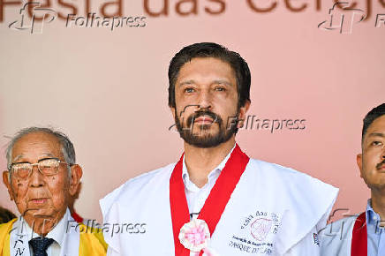 Ricardo Nunes participa da abertura da 45ª Festa das Cerejeiras no Parque do Carmo