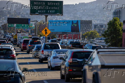 Billboards advertising artificial intelligence services in San Francisco