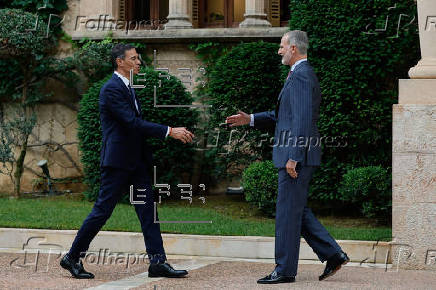 El presidente del Gobierno, Pedro Sánchez, se reúne con el rey Felipe VI