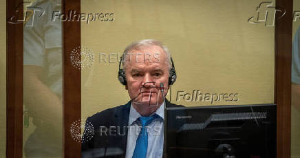 FILE PHOTO: Former Bosnian Serb commander Mladic appeal judgement at UN court in The Hague