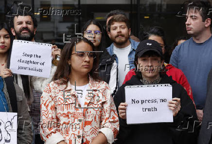 Periodistas de medios internacionales en Colombia rechazan el asesinato de colegas en Gaza