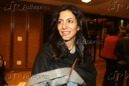 Marina Person na estreia do monólogo