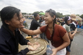 Myanmar Thingyan water festival