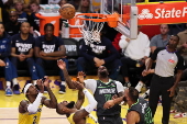 NBA Playoffs - Minnesota Timberwolves at Los Angeles Lakers