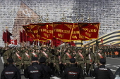 Rehearsals in St. Petersburg ahead of Russia's Victory Day parade