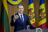 Lithuanian prime minister Gintautas Paluckas visits Moldova