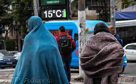 Manhã fria na capital paulista