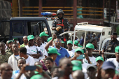 Nigerians demonstrates on the streets of Lagos to commemorate Nigeria's Democracy Day in Lagos