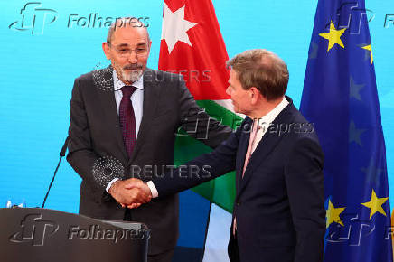 Germany's Foreign Minister Wadephul meets Jordan's Foreign Minister Safadi, in Berlin
