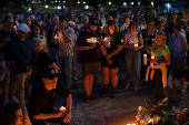 Vigil for Democratic state assemblywoman Melissa Hortman and her husband Mark