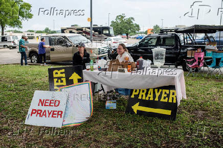 Aftermath of deadly flooding in Kerr County, Texas