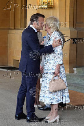 France's President Emmanuel Macron visits Britain
