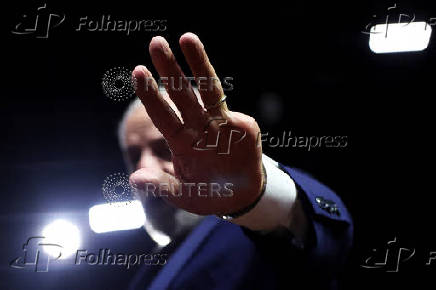 Brazil's President Luiz Inacio Lula da Silva attends a ceremony highlighting the accomplishments of his Federal Government in its first two years, in Brasilia
