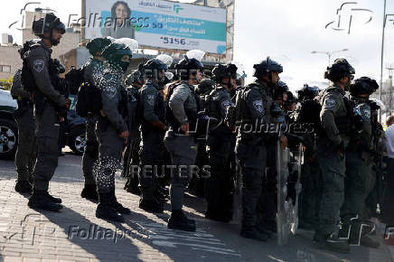 Protest calling on the government to end hunger in Gaza, in Sakhnin